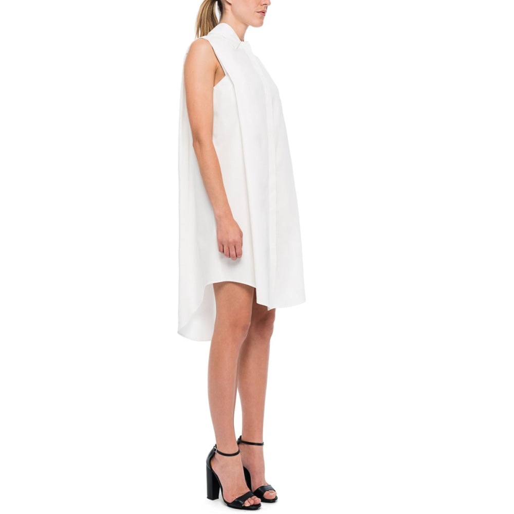 Katarina Shirt Dress - White - Dresses