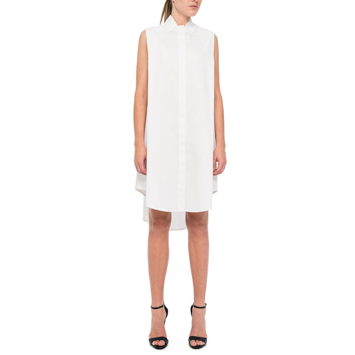 Katarina Shirt Dress - White - Dresses
