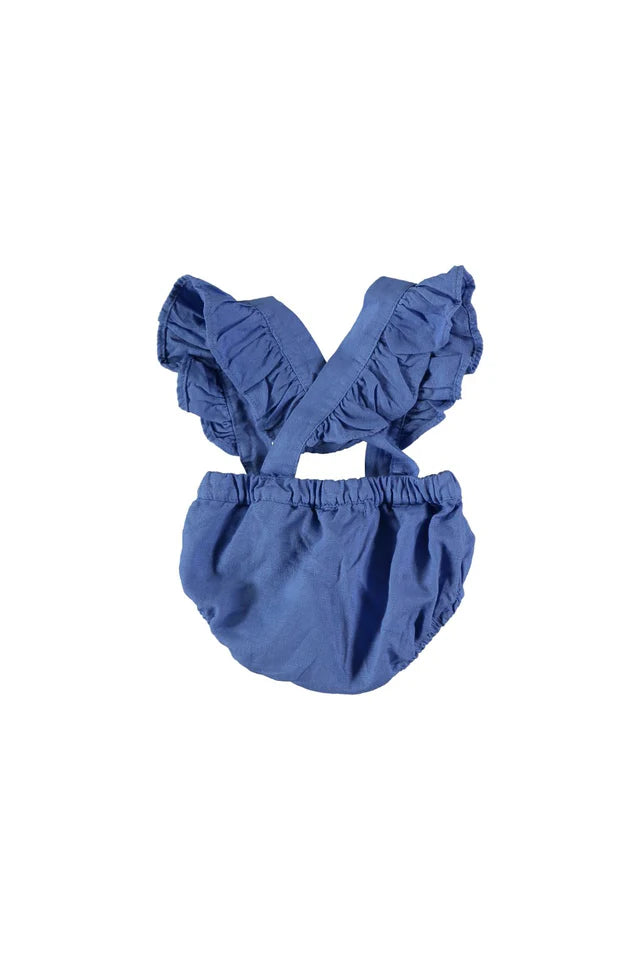 Linen Cotton Baby Bloomers - Royal Blue