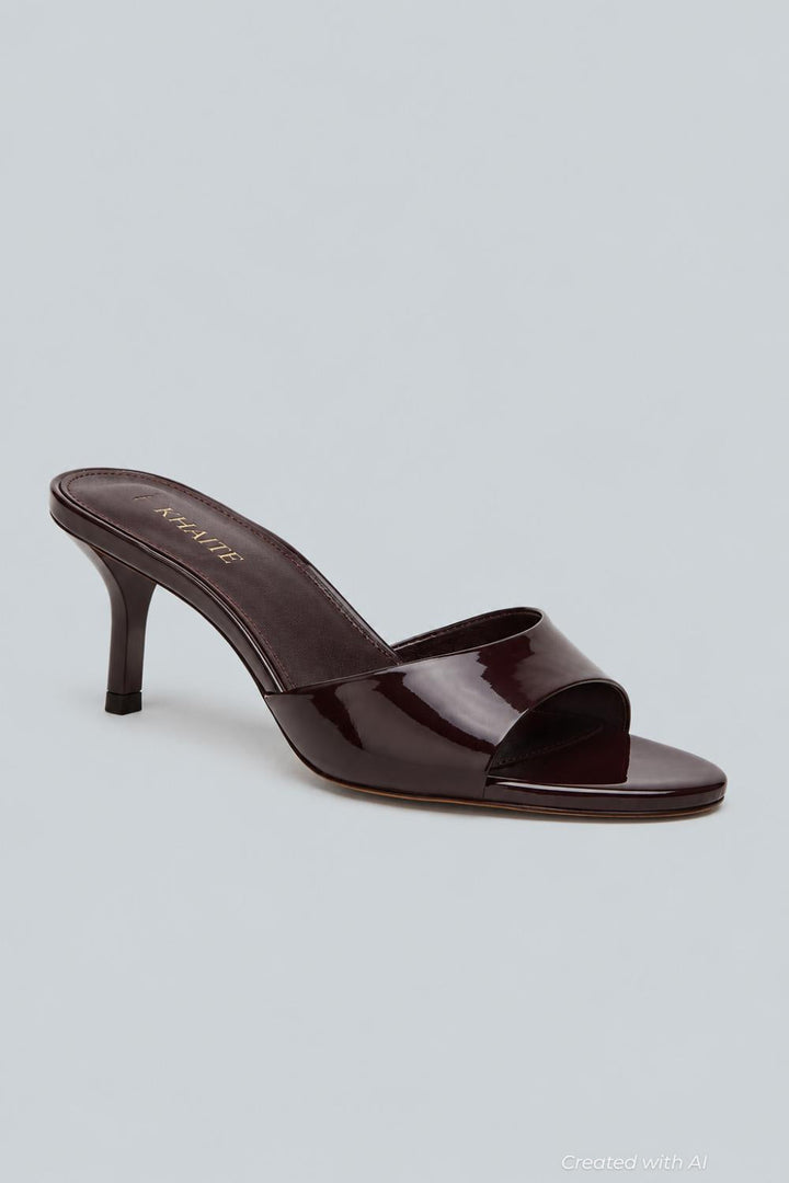 Kendrix Slide Sandals - Brown - 7.5 M - Heels