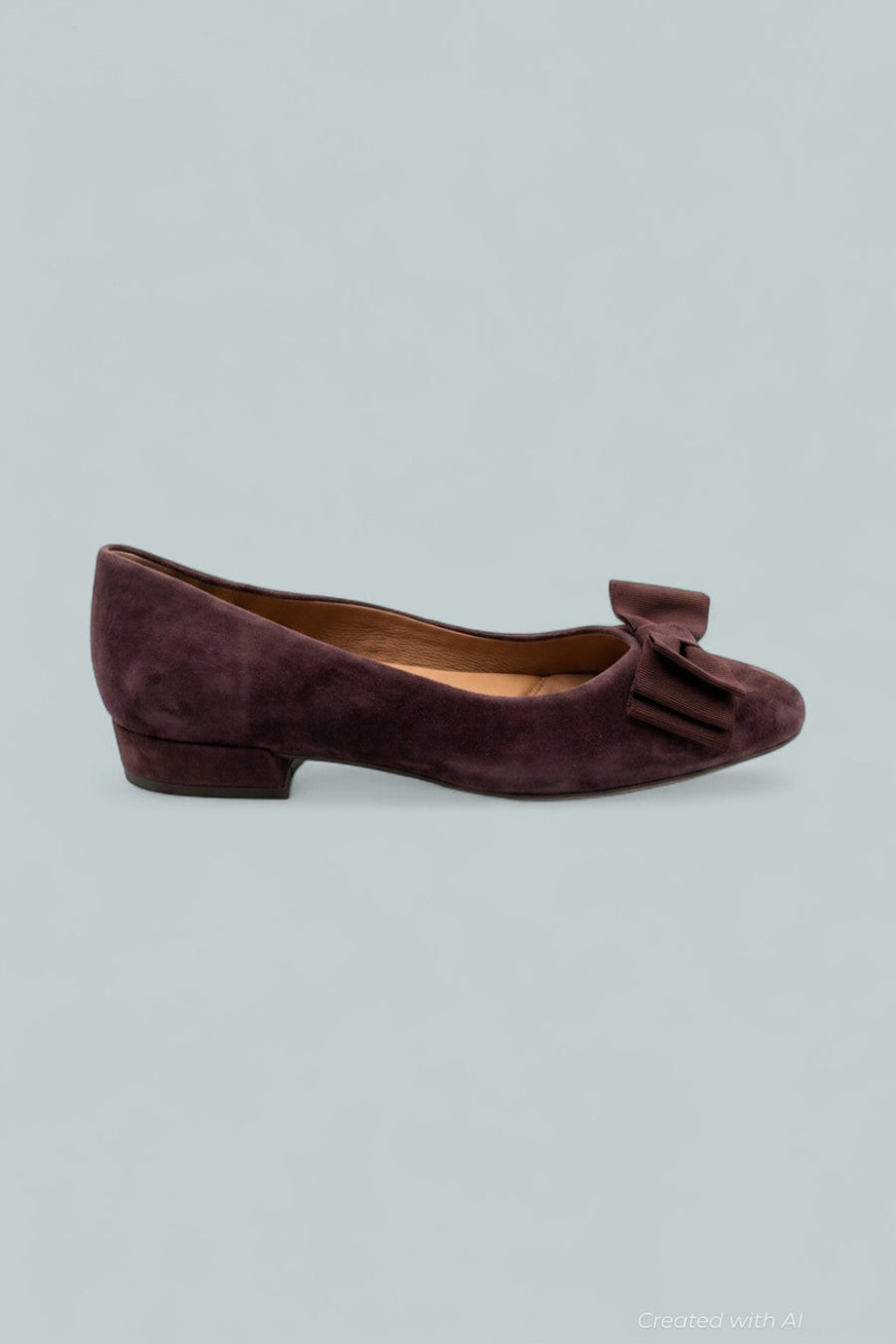 Kenneth Cole Atlas Flat Suede Shoes - Burgundy Suede - 8.5 - Flats