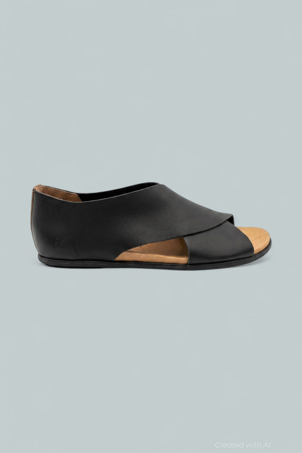 Kenneth Cole Laniey Slip On Crisscross Sandals - Black - 9.5 - Sandals
