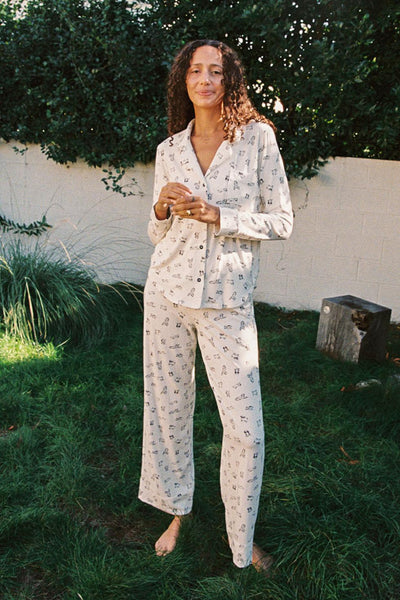 Kenny PJ Pant - Dog Print - Pajamas