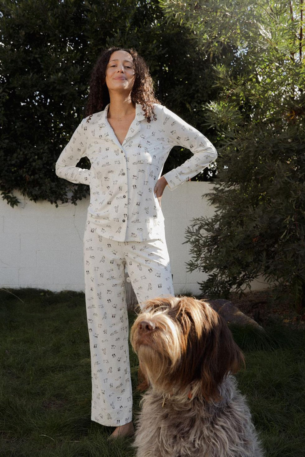 Kenny PJ Pant - Dog Print - Pajamas