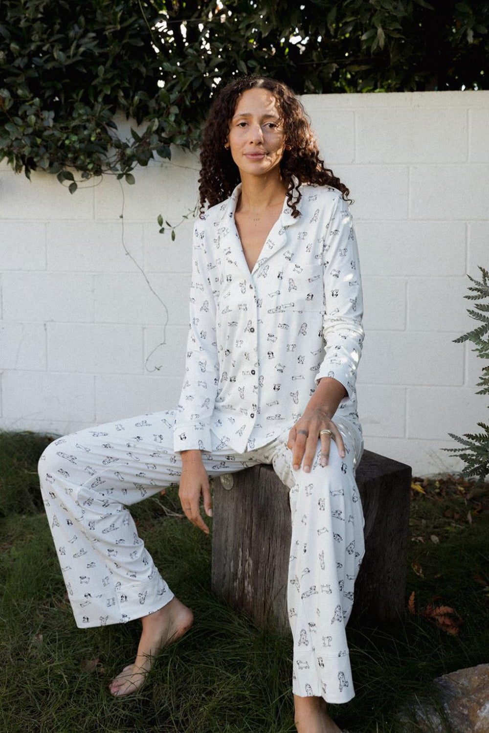 Kenny PJ Pant - Dog Print - Pajamas
