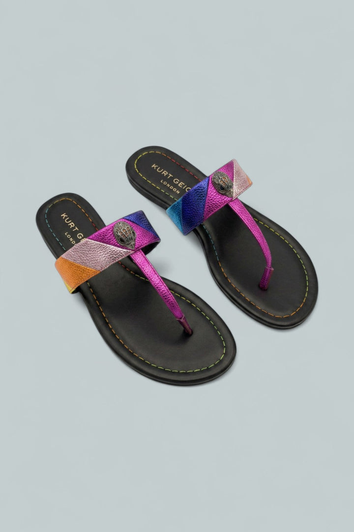 Kensington T-Bar Sandal - Rainbow Multi - 8.5 - Sandals
