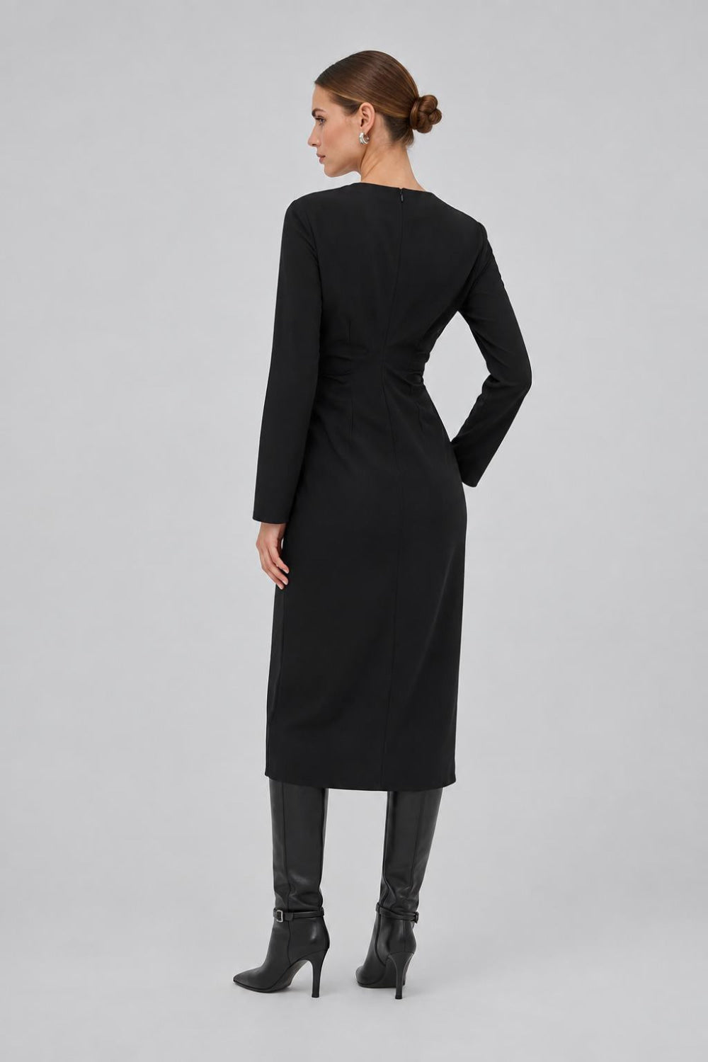 Keyhole Dress - Black - Dresses