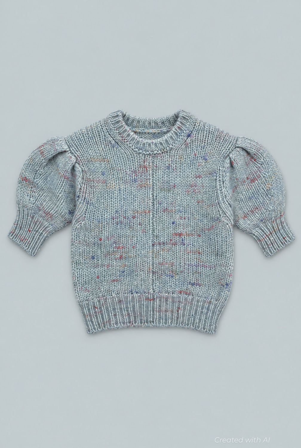Kid’s Donegal Crew Neck Sweater - Light Blue - Sweater