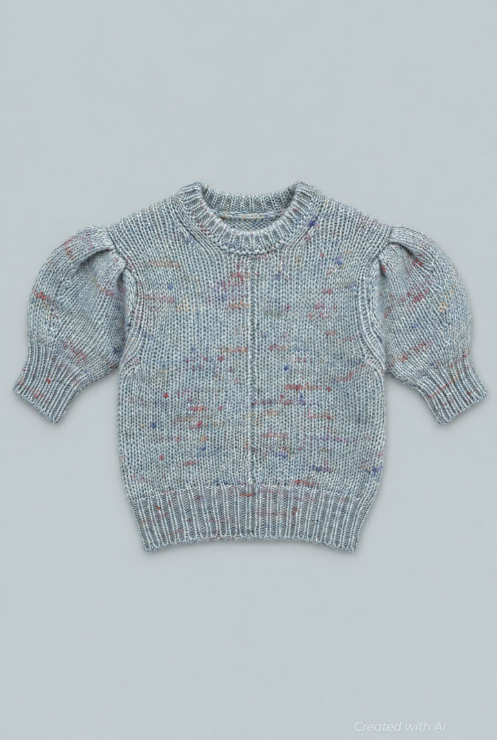 Kid’s Donegal Crew Neck Sweater - Light Blue - Sweater