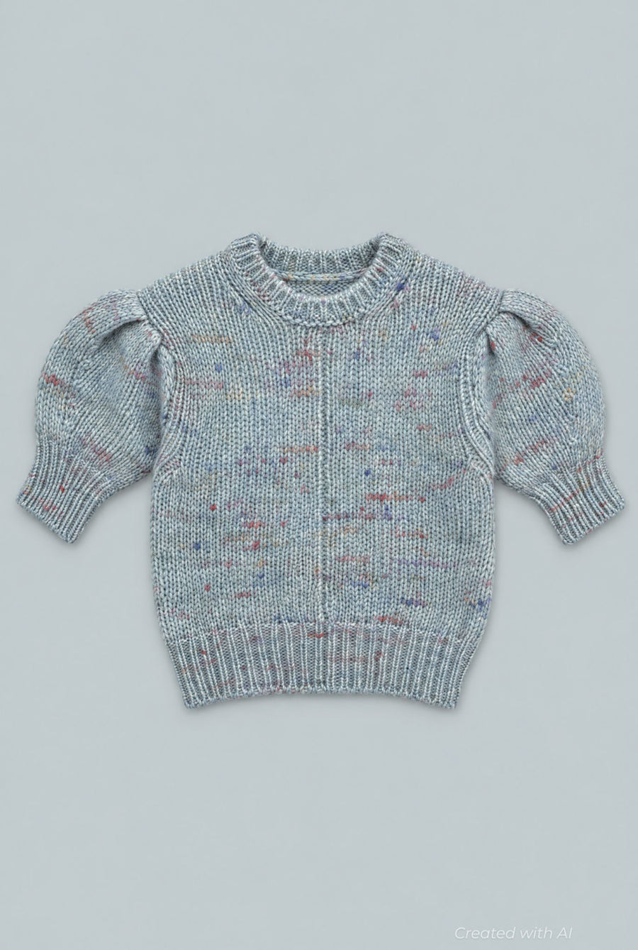 Kid’s Donegal Crew Neck Sweater - Light Blue - Sweater