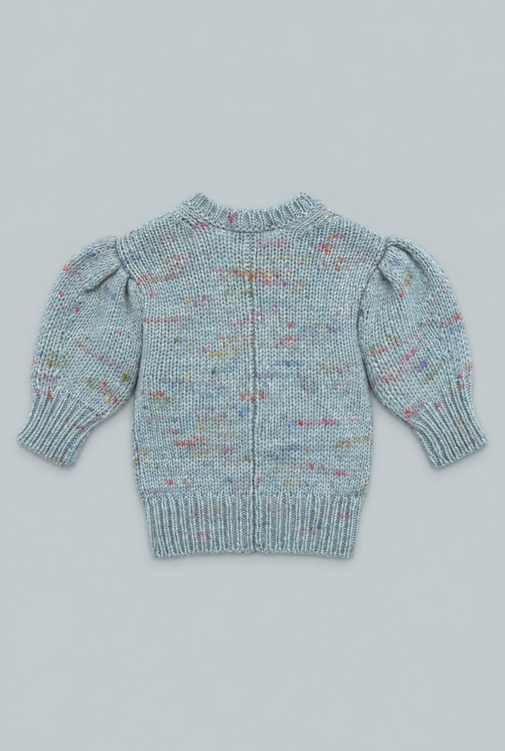 Kid’s Donegal Crew Neck Sweater - Light Blue - Sweater