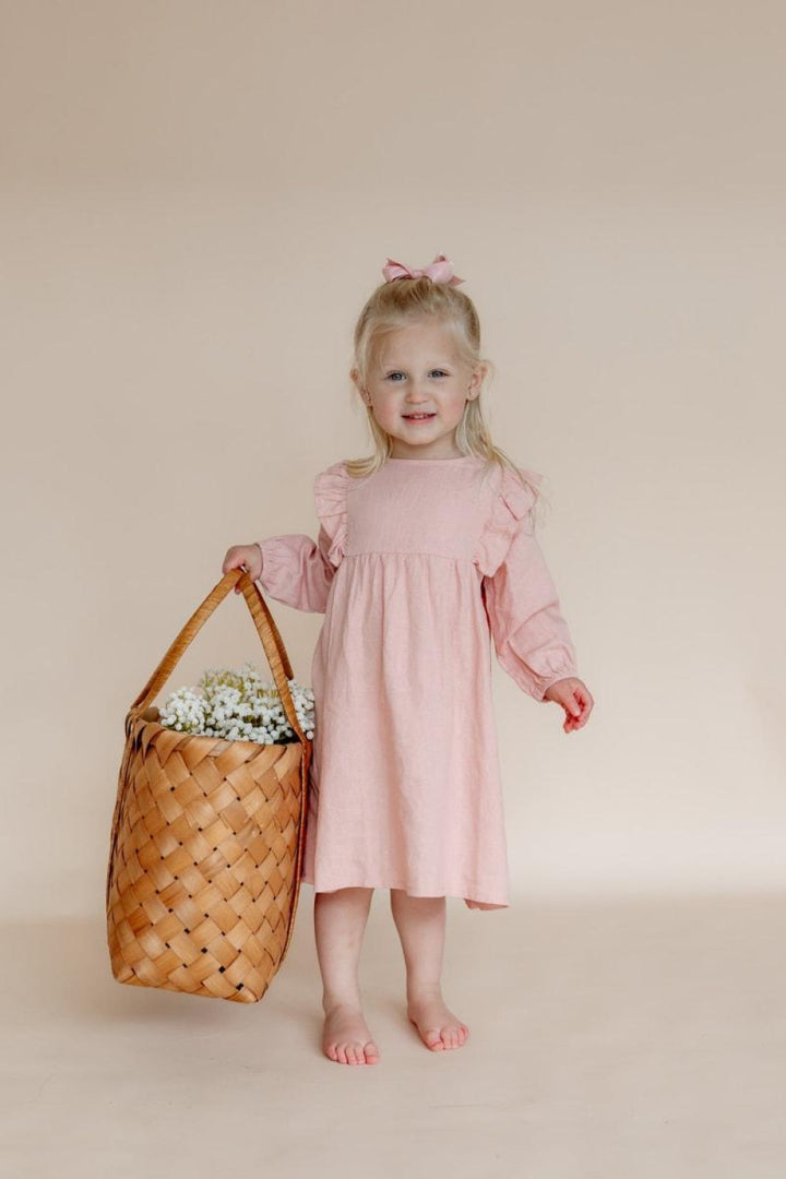 Kimber Long Sleeve Dress - Whipped Pink - Dresses