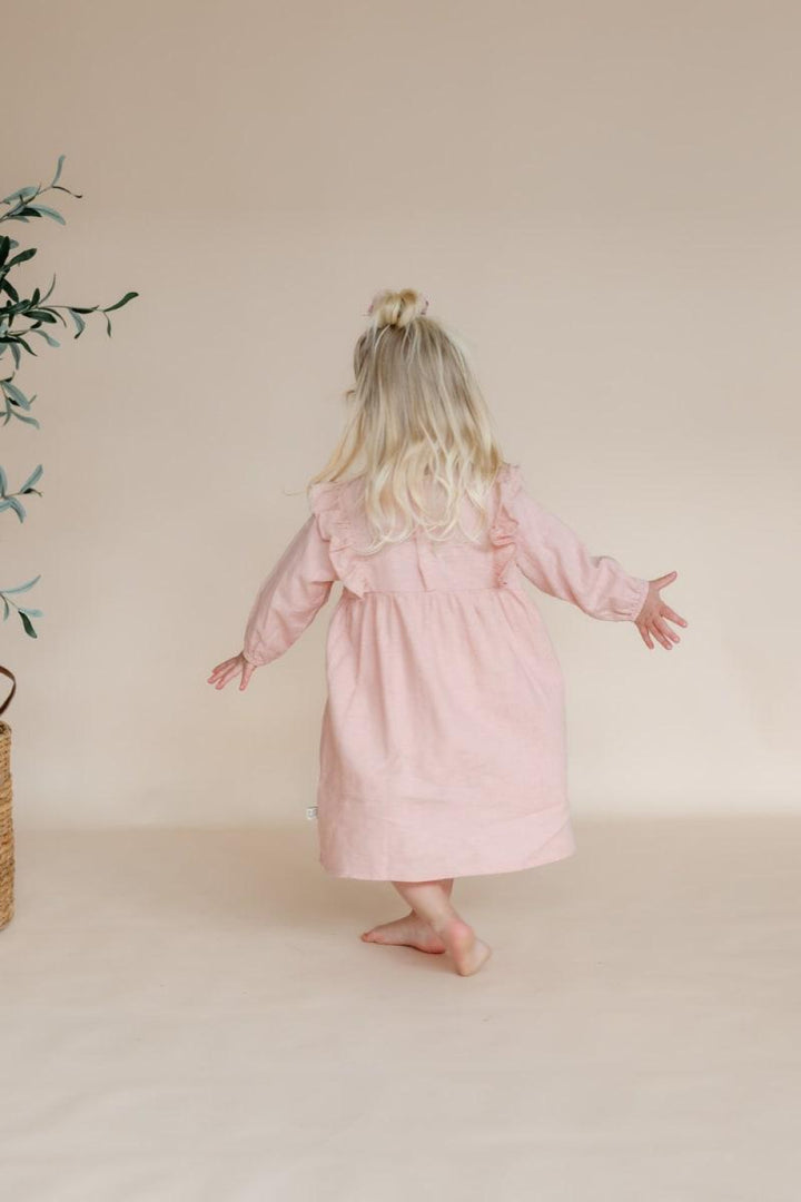 Kimber Long Sleeve Dress - Whipped Pink - Dresses