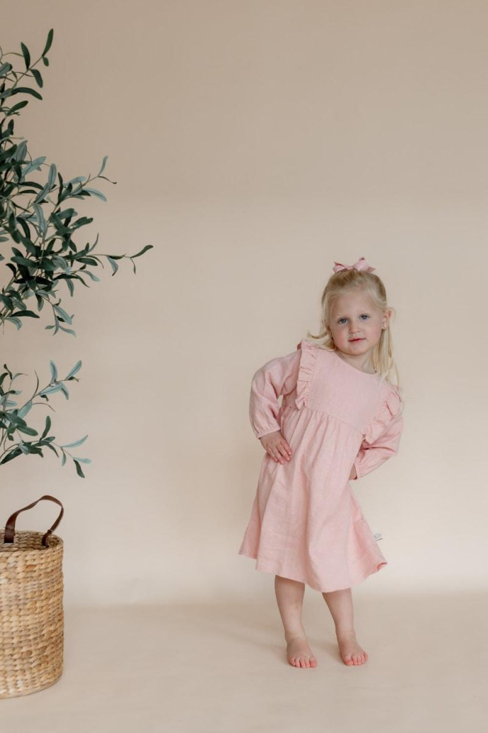 Kimber Long Sleeve Dress - Whipped Pink - Dresses