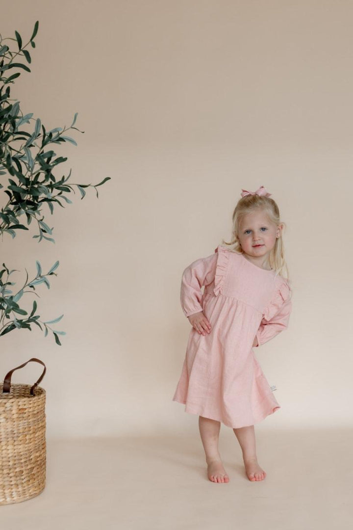Kimber Long Sleeve Dress - Whipped Pink - Dresses