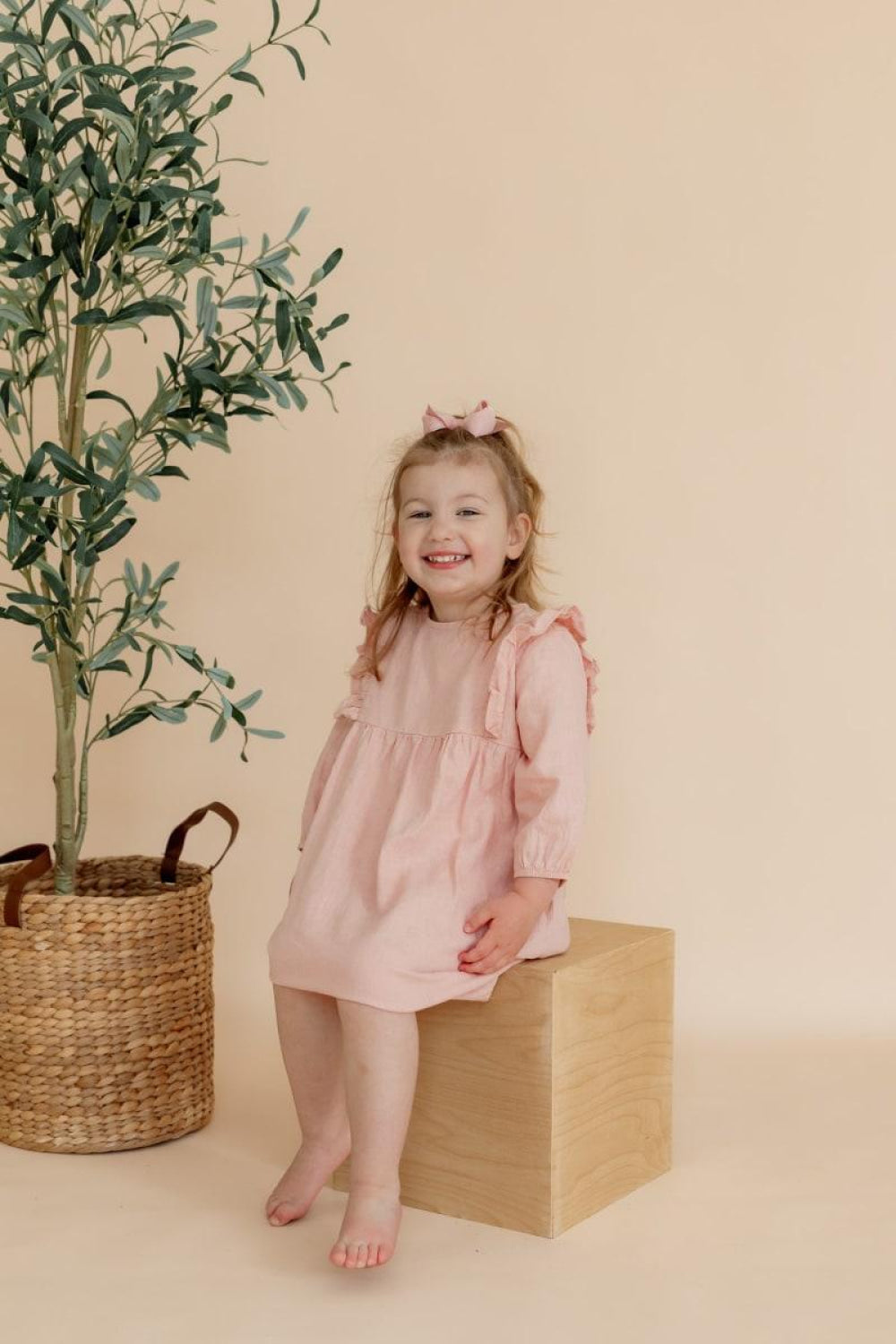 Kimber Long Sleeve Dress - Whipped Pink - Dresses