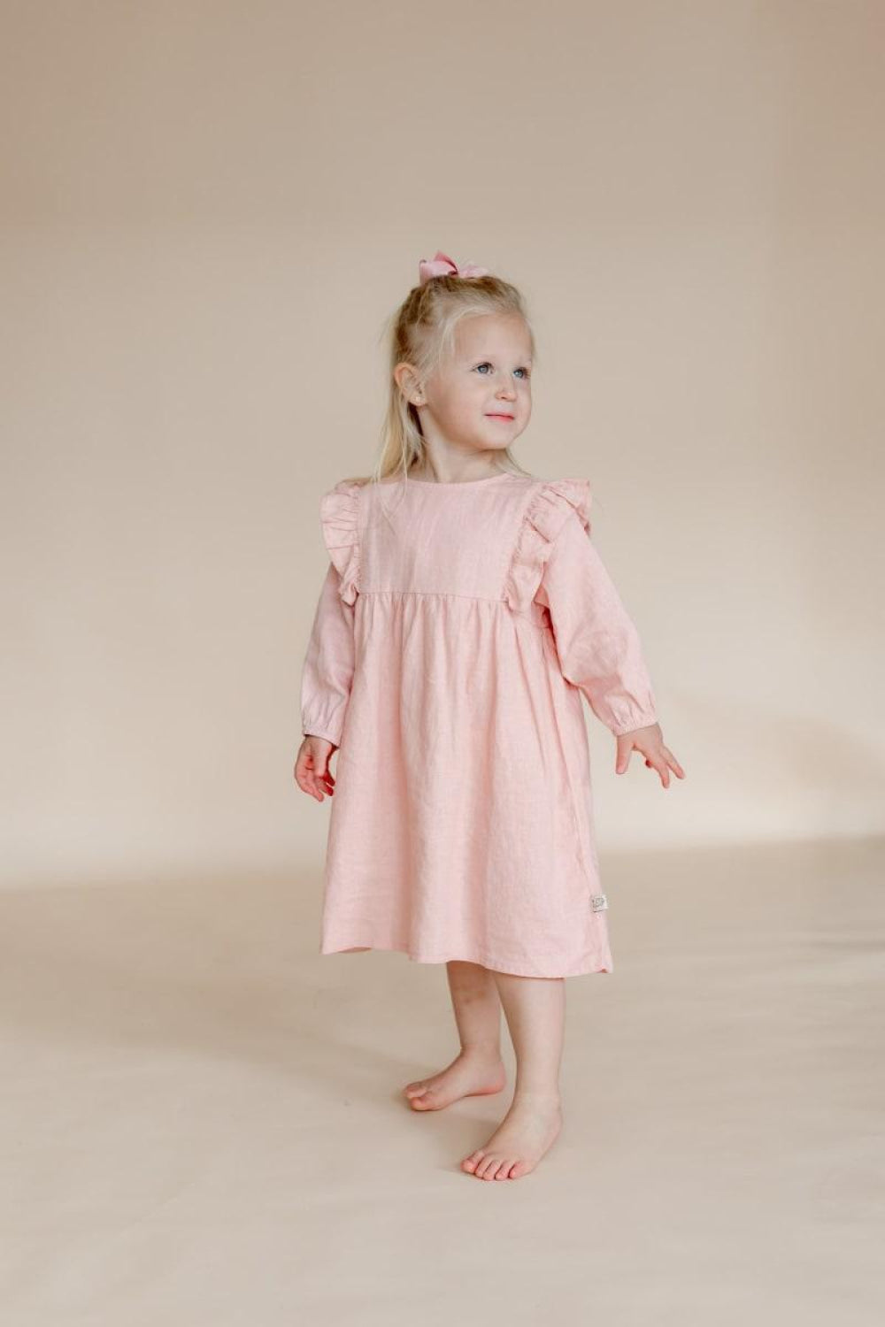 Kimber Long Sleeve Dress - Whipped Pink - Dresses