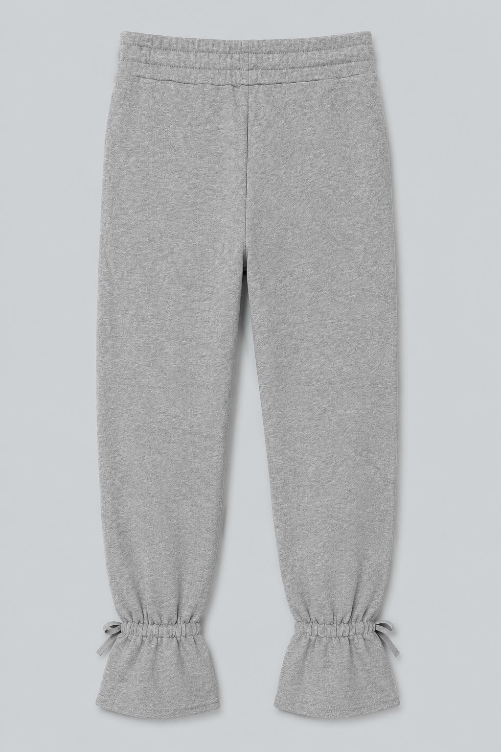 Tie Ankle Sweatpants - Heather Gray