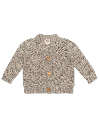 Knit Cardigan with Magnetic Opening - Rhino Gray - Cardigan