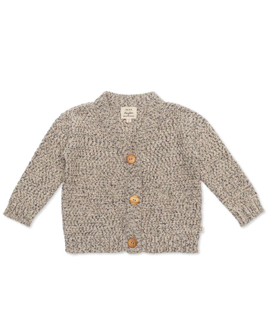 Knit Cardigan with Magnetic Opening - Rhino Gray - Cardigan