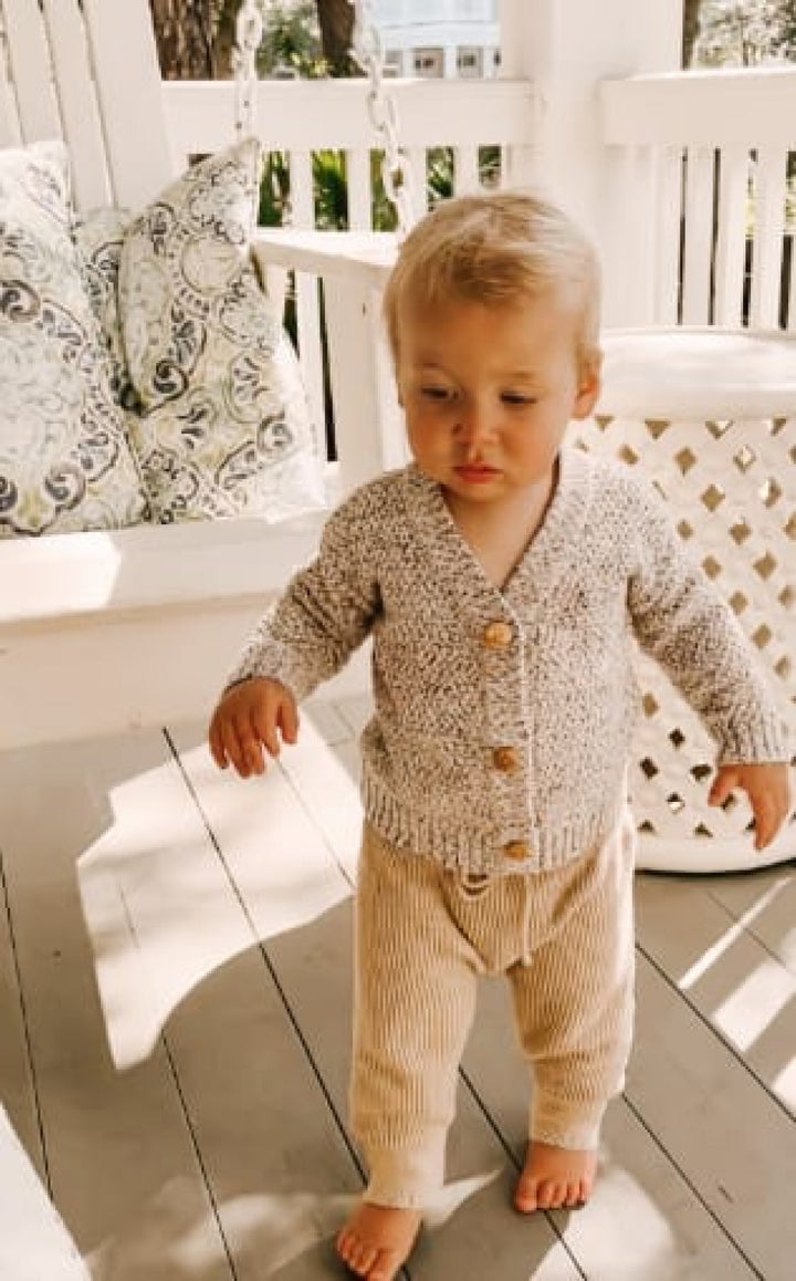 Knit Cardigan with Magnetic Opening - Rhino Gray - Cardigan
