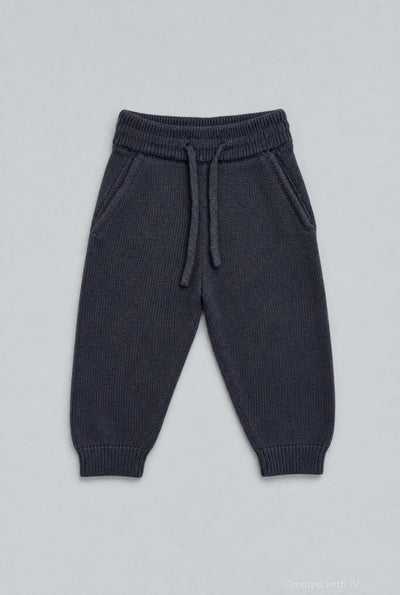 Knit Joggers - Black - Joggers