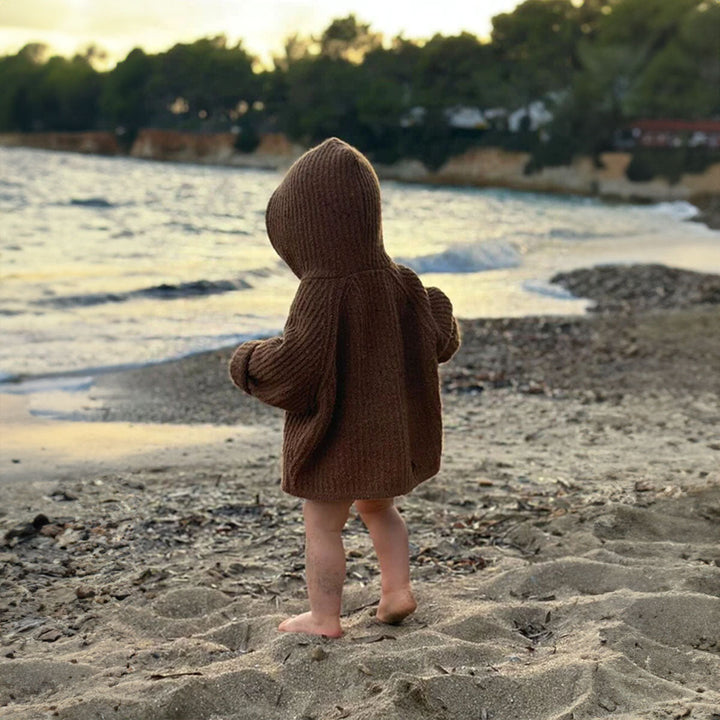 The Knit Hoodie - Maple