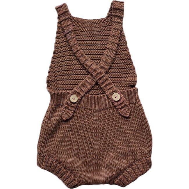 The Knit Romper - Mocha One Pieces The Simple Folk 