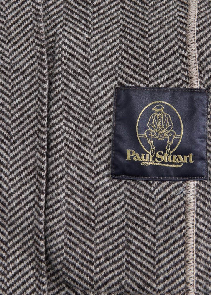 Knitted Bone Wool & Cashmere Jacket - Beige/Brown - Jacket