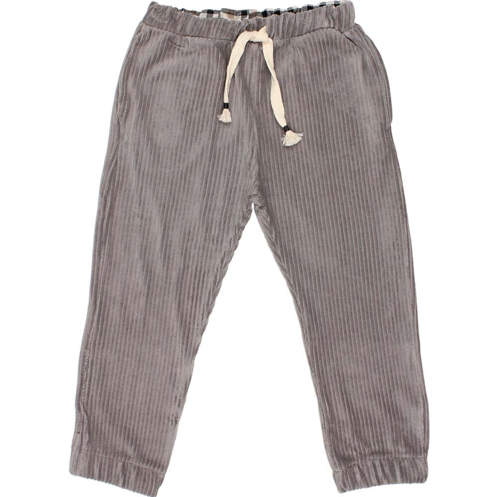 Knit Velour Pants - Elephant Corduroys Buho 