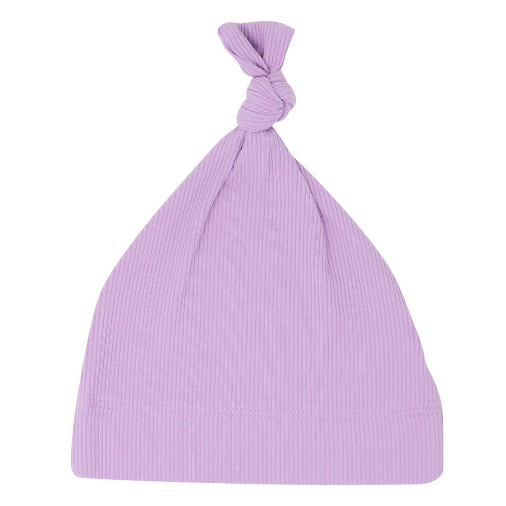 Knot Hat - Lupine Purple Ribbed - OS - Beanie