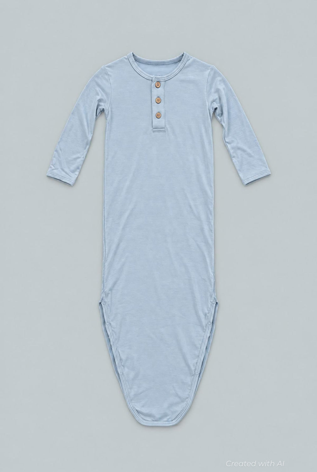 Knotted Gown - Blue Titan - OS - Nightgown