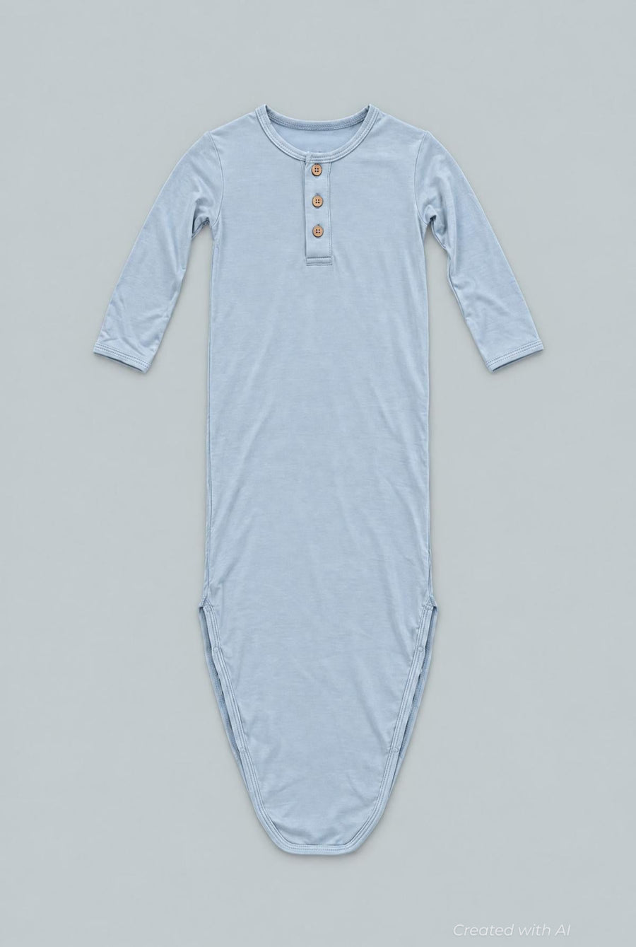 Knotted Gown - Blue Titan - OS - Nightgown