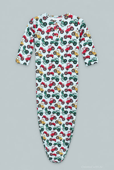 Knotted Gown - Down On The Farm - OS - Nightgown