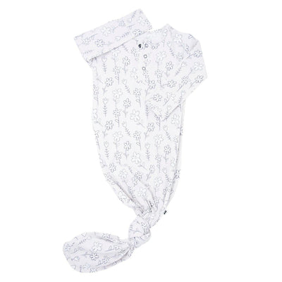 Knotted Gown - Grey Doodle - OS - Nightgown