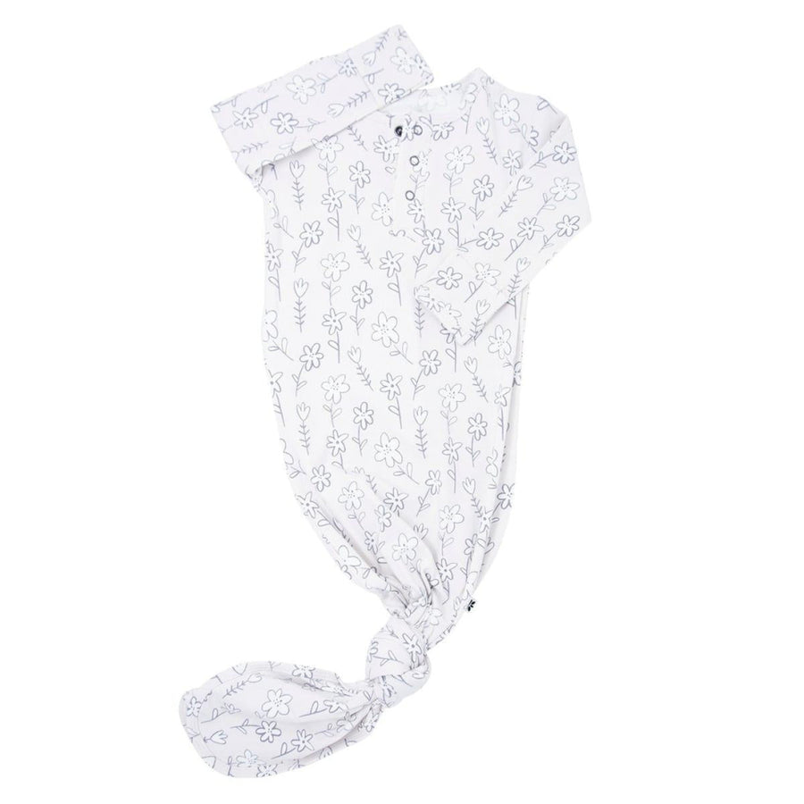 Knotted Gown - Grey Doodle - OS - Nightgown