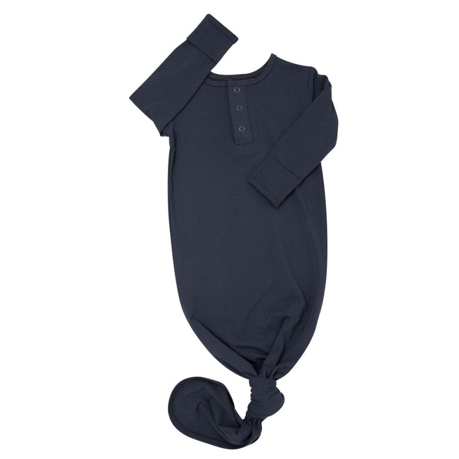 Knotted Gown - Midnight Black - OS - Nightgown