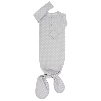Knotted Gown - Stars Grey - OS - Nightgown