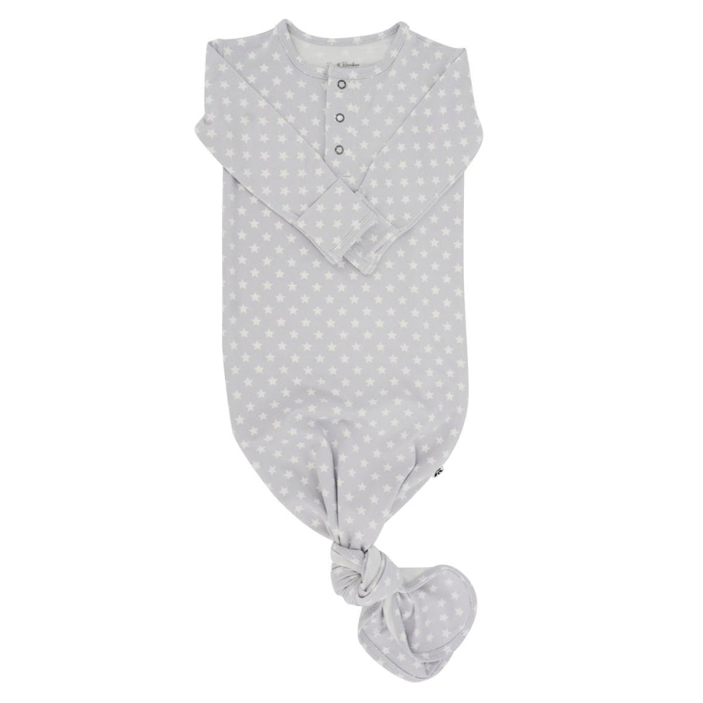 Knotted Gown - Stars Grey - OS - Nightgown