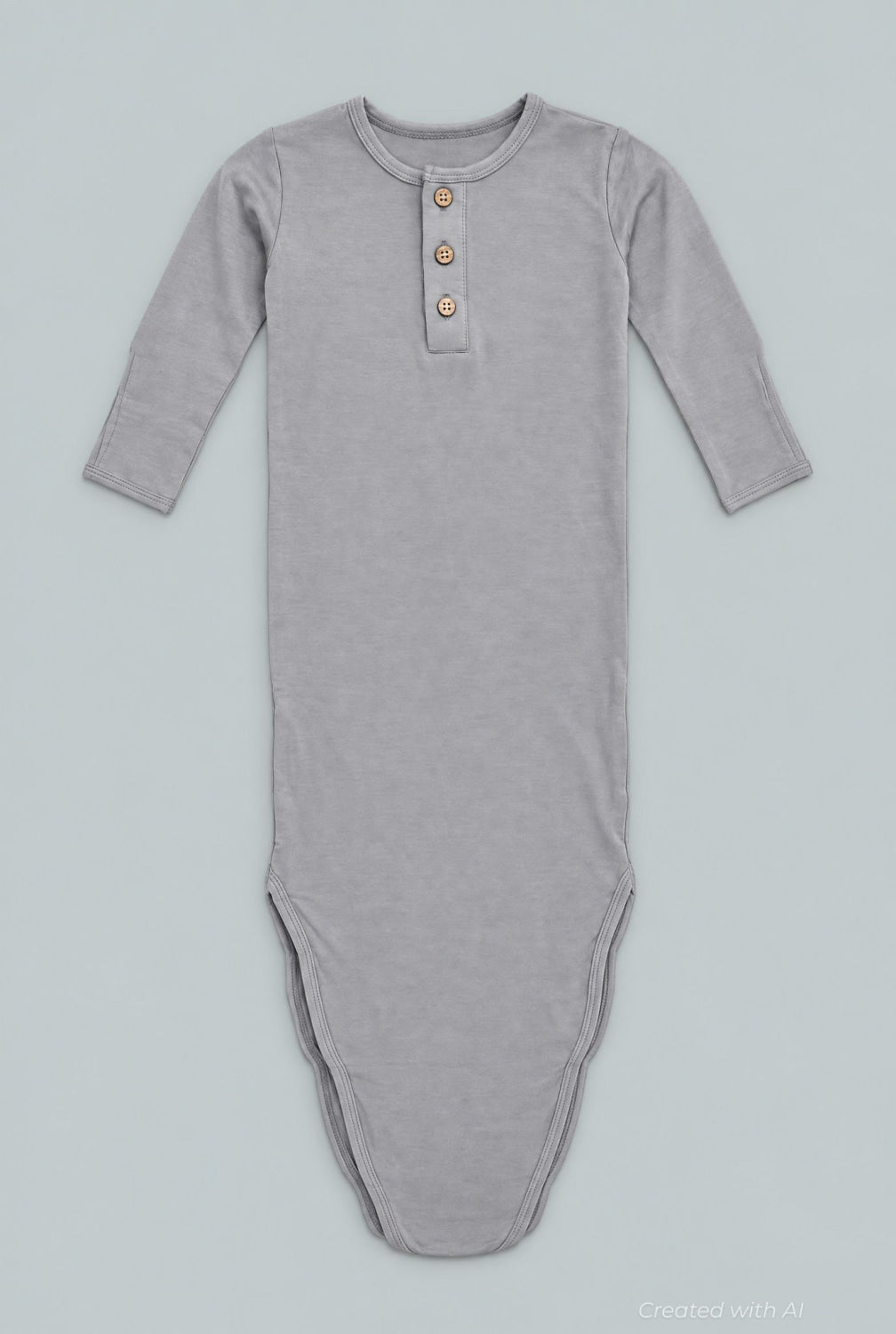 Knotted Gown - Steely Grey - OS - Nightgown