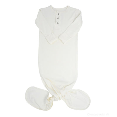 Knotted Gown - Whispery White - OS - Nightgown