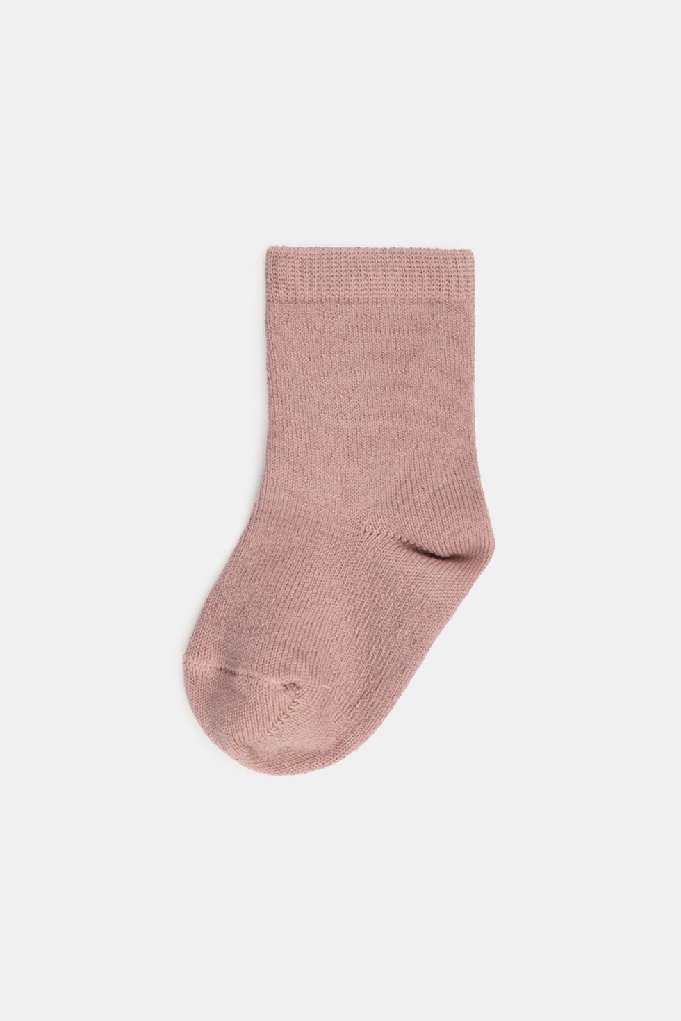 Cotton anklet baby socks - Pink