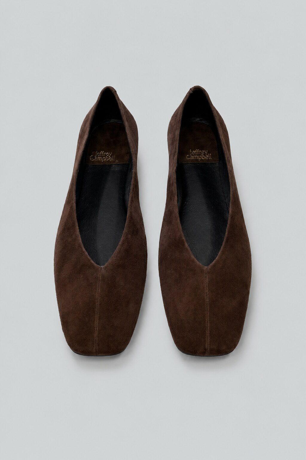 Women's Fathom Square Toe Ballet Flats - Brown Suede