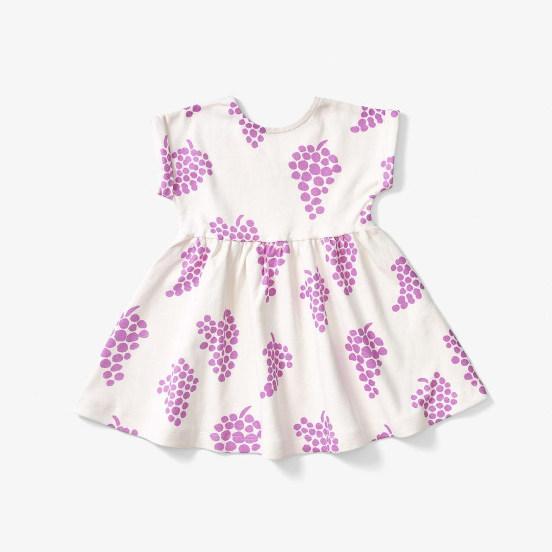 Scoop Back Dress - Grape Mulberry