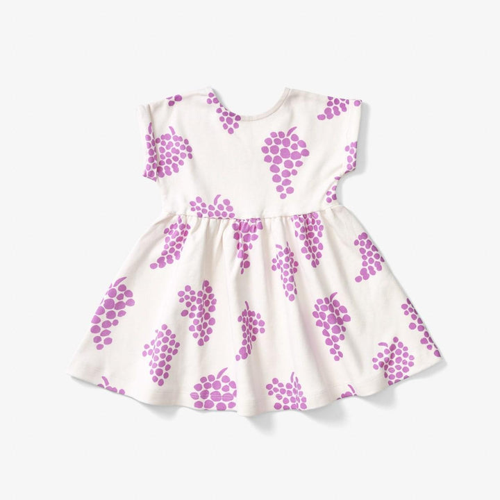 Scoop Back Dress - Grape Mulberry