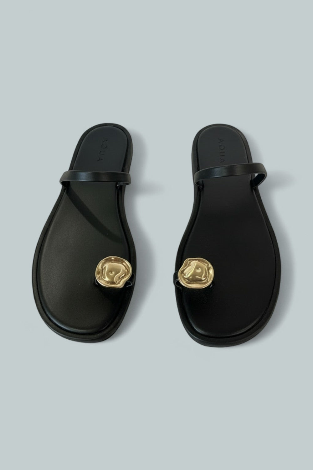 Krisy Embellished Slingback Flats - Black Mult - US 10 - Flats