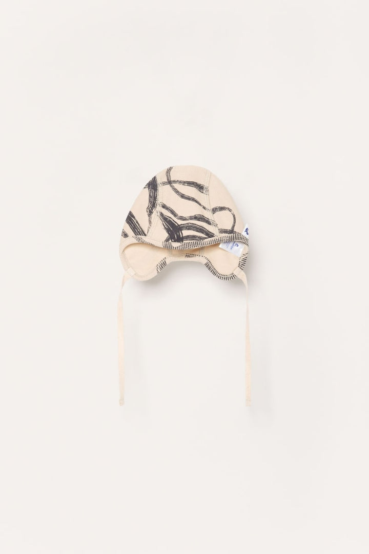 Organic Ribbed Helmet Cap - Wind