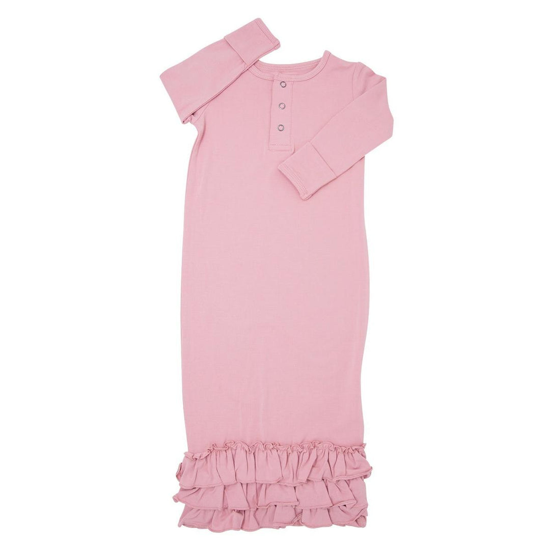 Ruffle Gown - Pale Mauve