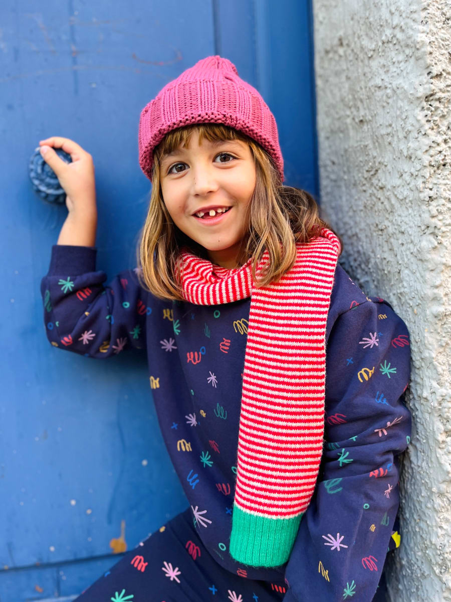 Confetti Kid Sweatshirt - Blue Ribbon Confetti
