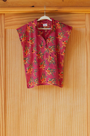 Little Fry Caftan - Rose Fred Parrot